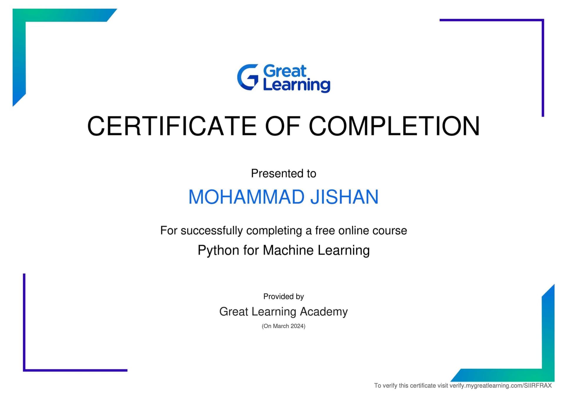 Python for Machine Learning