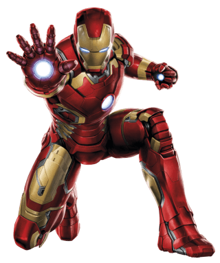 Iron Man Character Sticker