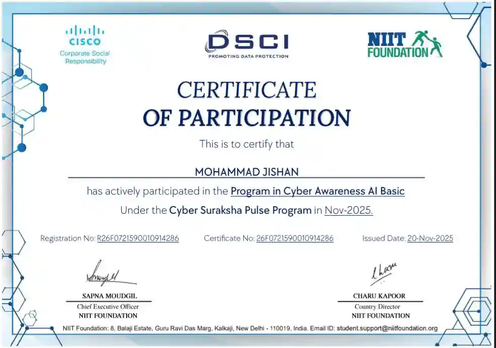Cyber Awareness AI Basic – Cyber Suraksha Pulse