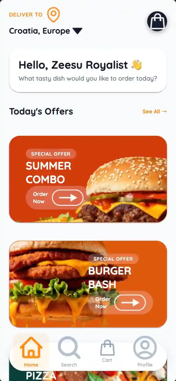 QuickBite — Food Delivery & Ordering Mobile App