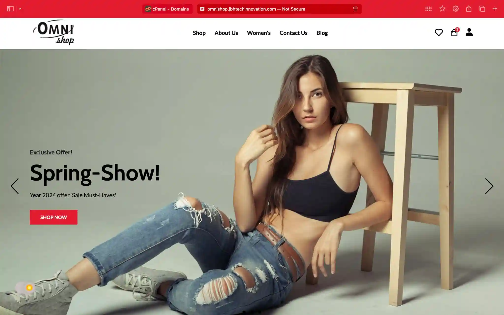 OMNI Shop — Modern Fashion & Apparel Storefront