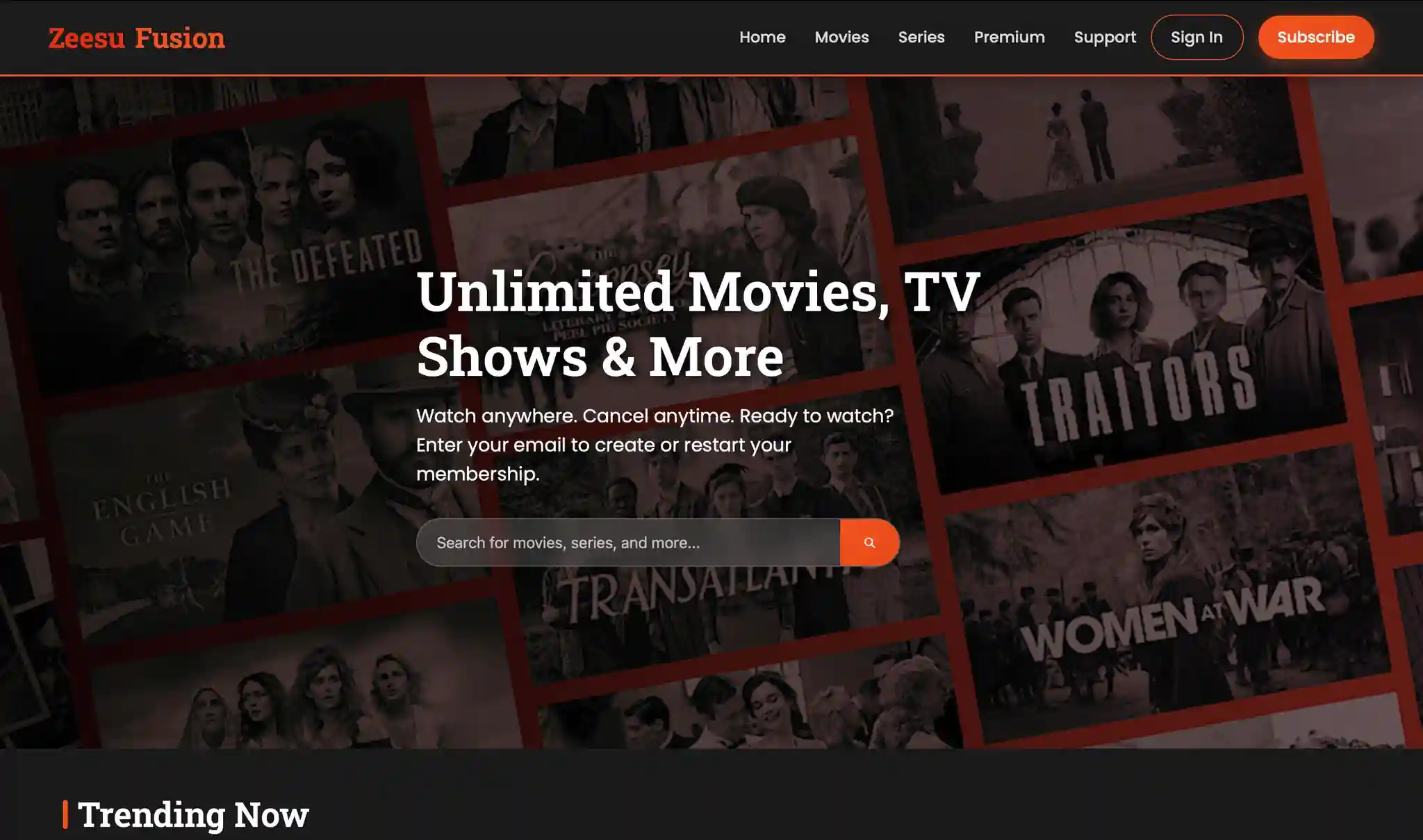 Zeesu Fusion — Unlimited Streaming & Cinema