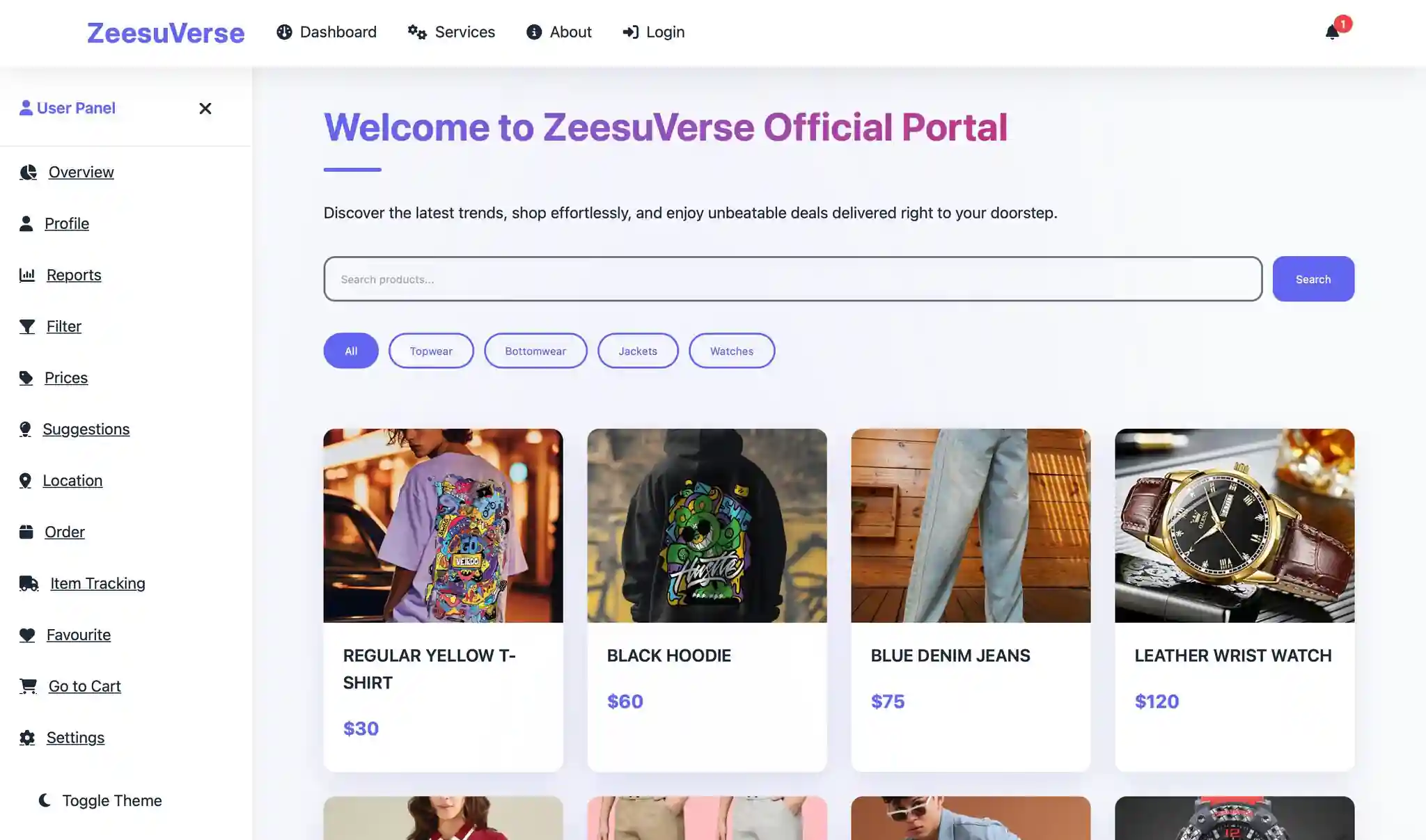 ZeesuVerse — Official Store & User Portal