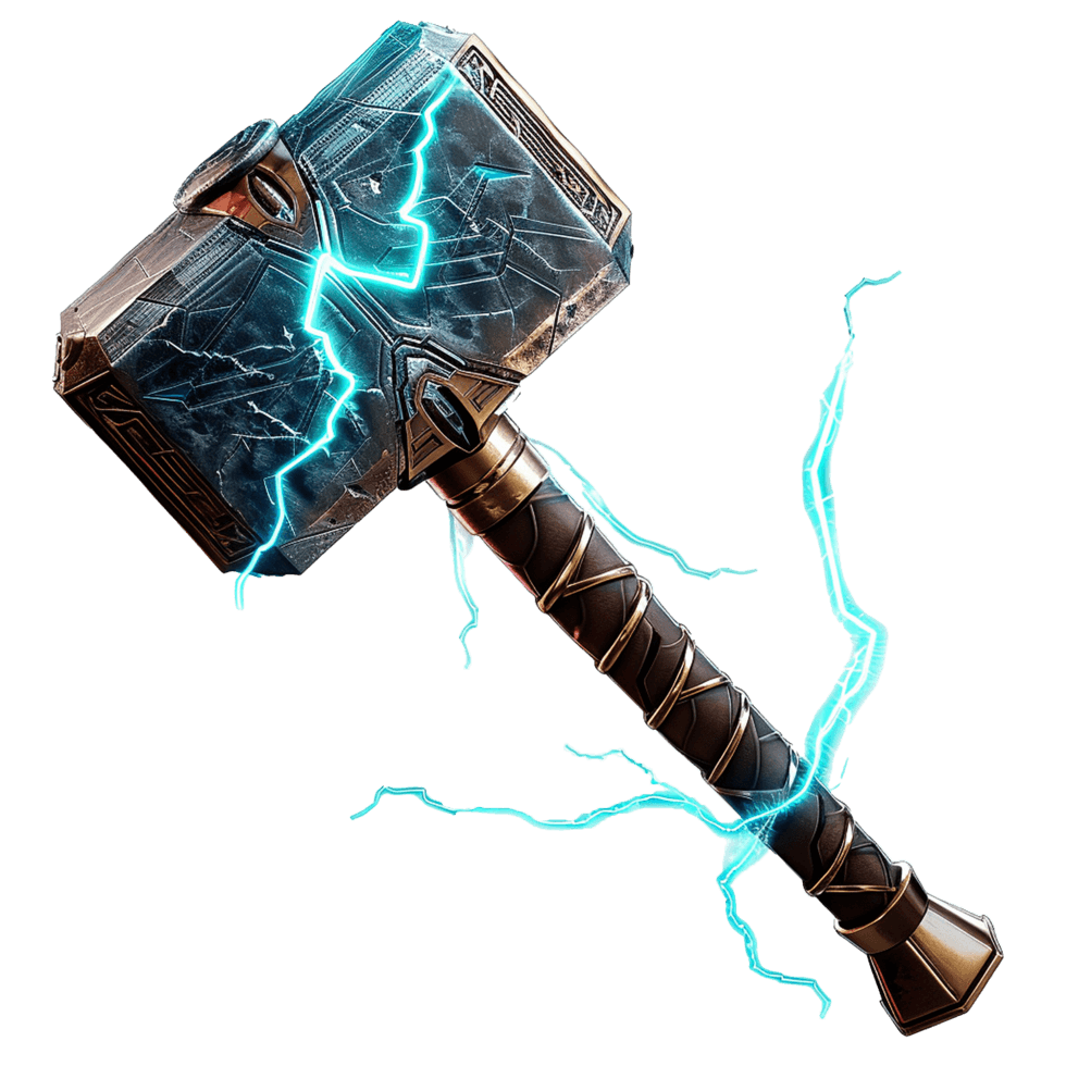 Thor Mjolnir Hammer Weapon Sticker