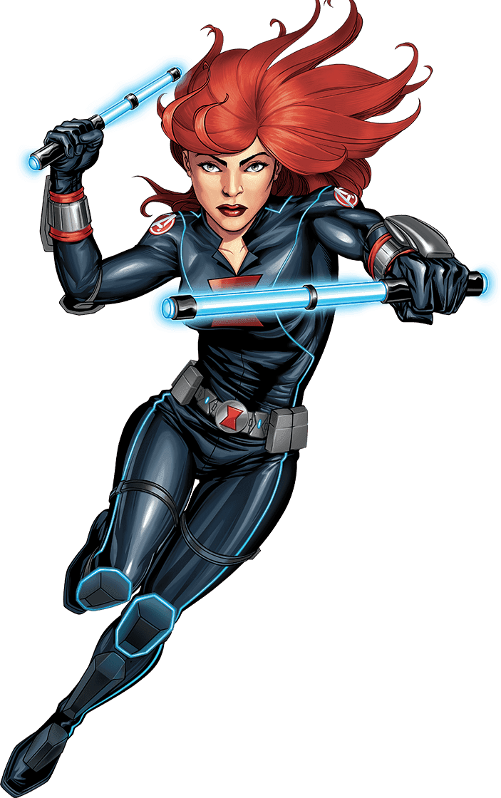 Black Widow Character Sticker